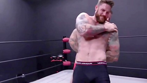 Hunks Wrestling