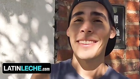 Cute Latino teen 18+ Offered Extra Cash To Jerk Off His Cock On Camera
